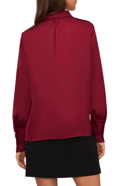 Halogen Button-up Shirt In Chianti