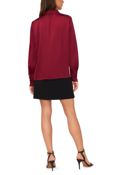 Halogen Button-up Shirt In Chianti