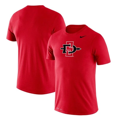 Shop Nike Red San Diego Toreros Primary Logo Legend Performance T-shirt
