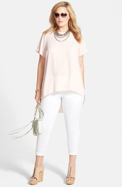 Two By Vince Camuto Straight Leg Jeans In Ultra White In Ultra White
