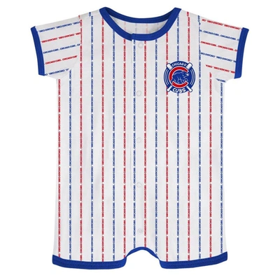 Shop Outerstuff Infant White Chicago Cubs Ball Hitter Coverall