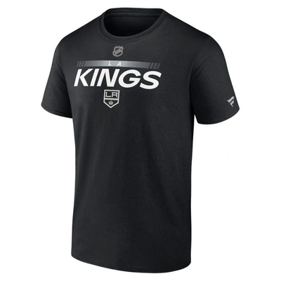 Shop Fanatics Branded Black Los Angeles Kings Authentic Pro Team Core Collection Prime T-shirt