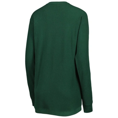 Shop Pressbox Green Michigan State Spartans Surf Plus Size Southlawn Waffle-knit Thermal Tri-blend Long S
