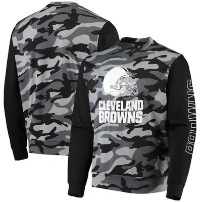 Shop Foco Black Cleveland Browns Camo Long Sleeve T-shirt