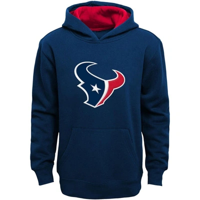 Shop Zzdnu Outerstuff Youth Navy Houston Texans Fan Gear Prime Pullover Hoodie
