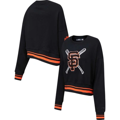 Shop Pro Standard Black San Francisco Giants Mash Up Pullover Sweatshirt