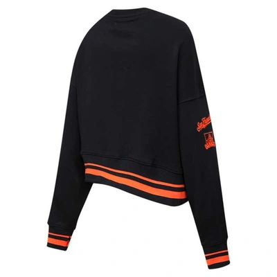 Shop Pro Standard Black San Francisco Giants Mash Up Pullover Sweatshirt