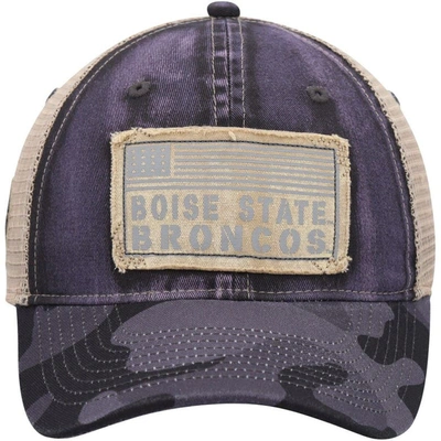 Shop Colosseum Charcoal Boise State Broncos Oht Military Appreciation United Trucker Snapback Hat