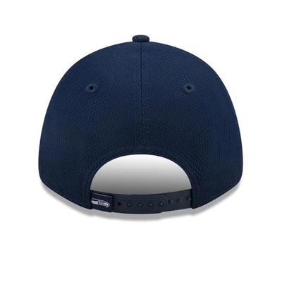 Shop New Era College Navy Seattle Seahawks Framed Af 9forty Snapback Hat