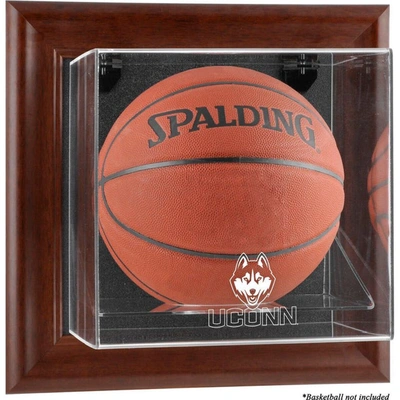 Shop Fanatics Authentic Uconn Huskies Brown Framed Wall-mountable Basketball Display Case