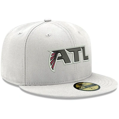 Shop New Era White Atlanta Falcons Omaha Atl 59fifty Fitted Hat
