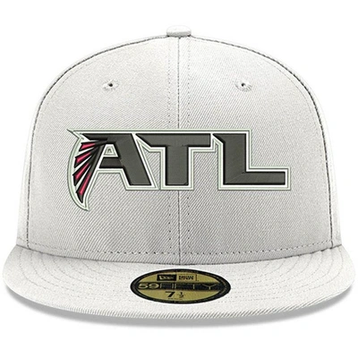 Shop New Era White Atlanta Falcons Omaha Atl 59fifty Fitted Hat
