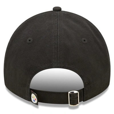 Shop New Era Youth  Black Pittsburgh Steelers 2022 Sideline Adjustable 9twenty Hat