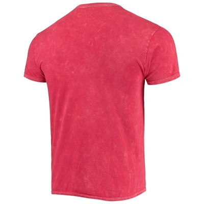 Shop 47 ' Red Chicago Bulls 75th Anniversary City Edition Mineral Wash Vintage Tubular T-shirt