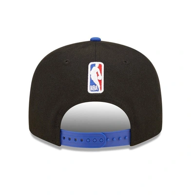 Shop New Era Royal/black La Clippers 2022 Tip-off 9fifty Snapback Hat