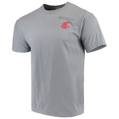 Shop Image One Gray Washington State Cougars Team Comfort Colors Campus Scenery T-shirt