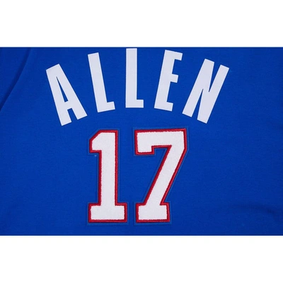 Pro Standard Men's  Josh Allen Royal Buffalo Bills Player Name And Number Hoodie T-shirt In Royal