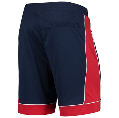 Shop Starter Navy/red New England Patriots Fan Favorite Fashion Shorts