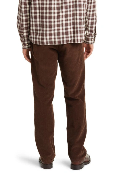 Shop Forét Shed Pleated Corduroy Pants In Brown