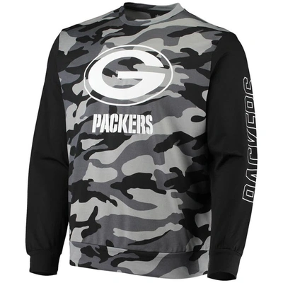 Shop Foco Black Green Bay Packers Camo Long Sleeve T-shirt