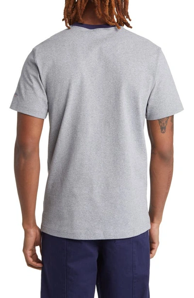 Shop Puma X Noah Pocket Ringer T-shirt In Medium Gray Heather