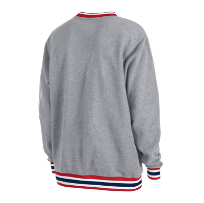 Shop New Era Heather Gray Chicago White Sox Throwback Classic Pullover Sweatshirt