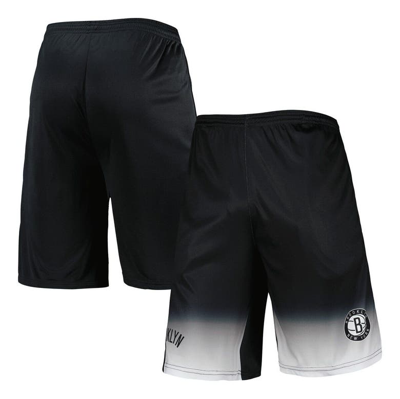 Shop Fanatics Branded Black Brooklyn Nets Fadeaway Shorts
