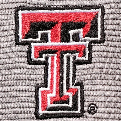 Shop Tommy Bahama Charcoal Texas Tech Red Raiders Play Action Raglan Half-zip Jacket