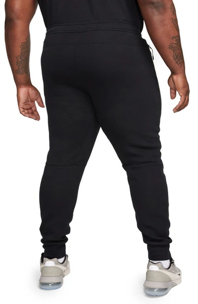 Nike Tech Fleece Joggers In Black/ Black