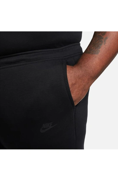 Nike Tech Fleece Joggers In Black/ Black