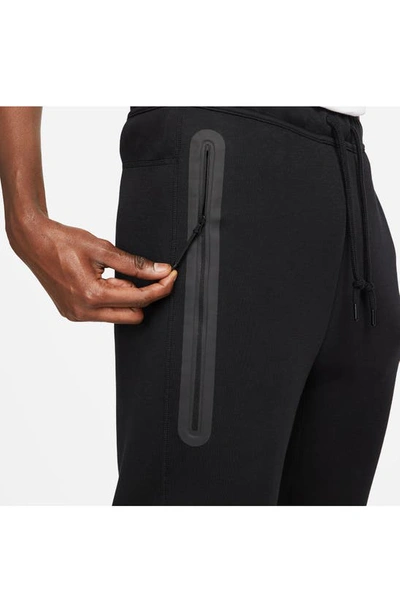 Nike Tech Fleece Joggers In Black/ Black