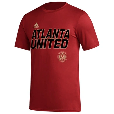 Shop Adidas Originals Adidas Red Atlanta United Fc Team Jersey Hook Aeroready T-shirt