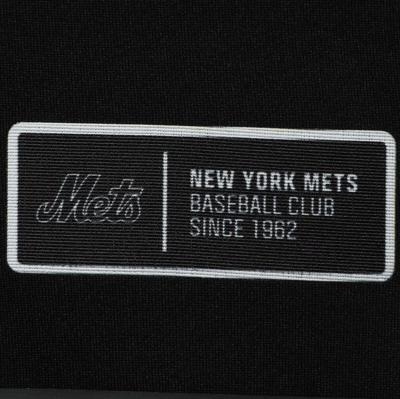 Shop Levelwear Black New York Mets Sector Raglan Polo