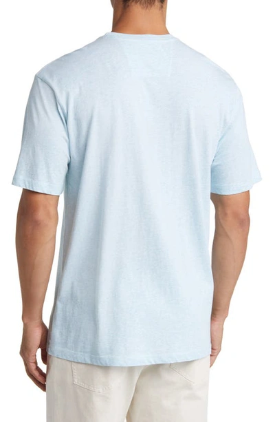 Shop Johnnie-o Dale Heathered Pocket T-shirt In Whaler