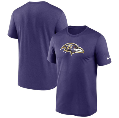 Shop Nike Purple Baltimore Ravens Legend Logo Performance T-shirt