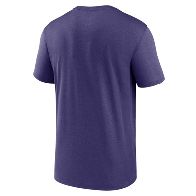 Shop Nike Purple Baltimore Ravens Legend Logo Performance T-shirt