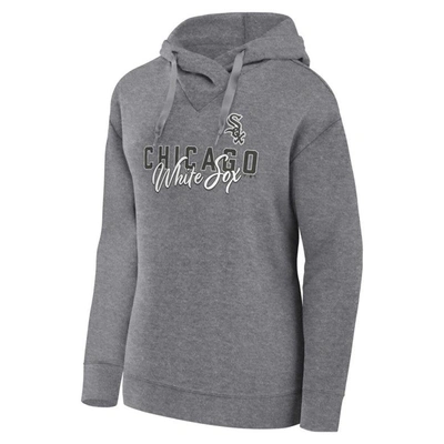 Profile Heather Gray Chicago White Sox Plus Size Pullover Hoodie In Heather Gray