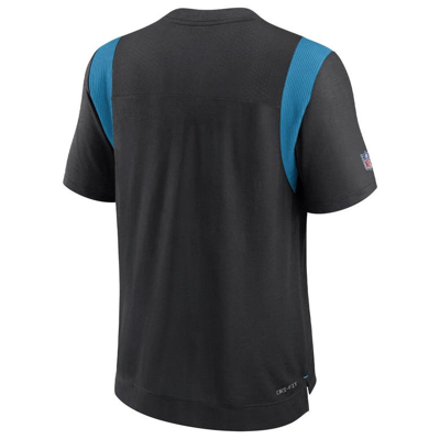 Shop Nike Black Carolina Panthers Sideline Tonal Logo Performance Player T-shirt
