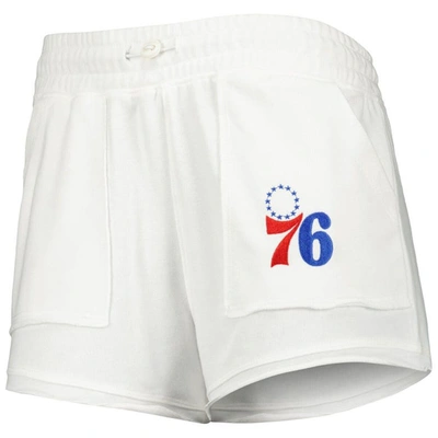 Shop Concepts Sport White Philadelphia 76ers Sunray Shorts