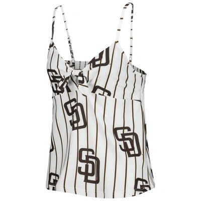 Shop Concepts Sport White San Diego Padres Reel Allover Print Tank Top & Shorts Sleep Set