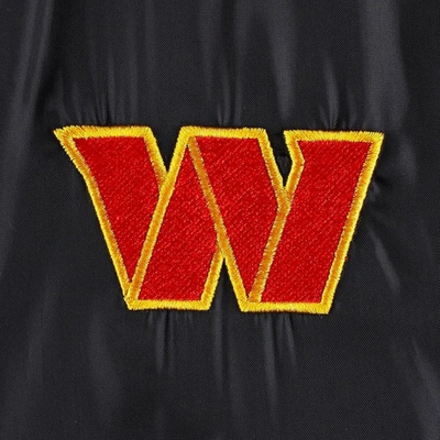 Shop Dunbrooke Black Washington Commanders Coaches Classic Raglan Full-snap Windbreaker Jacket