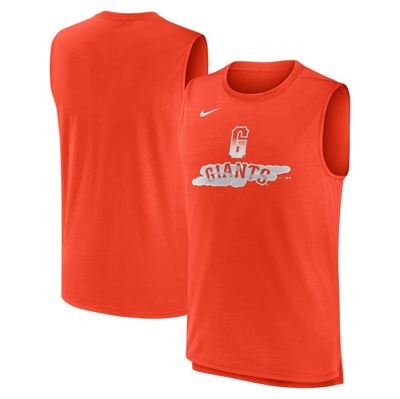 Shop Nike Orange San Francisco Giants City Connect Muscle Tank Top
