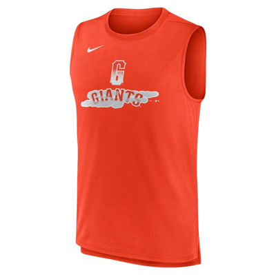 Shop Nike Orange San Francisco Giants City Connect Muscle Tank Top