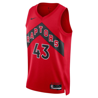 Shop Nike Unisex  Pascal Siakam Red Toronto Raptors Swingman Jersey