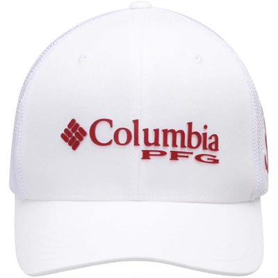Shop Columbia White Alabama Crimson Tide Collegiate Pfg Flex Hat