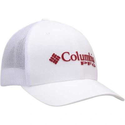Shop Columbia White Alabama Crimson Tide Collegiate Pfg Flex Hat