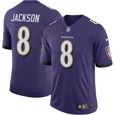 Shop Nike Lamar Jackson Purple Baltimore Ravens Speed Machine Limited Jersey