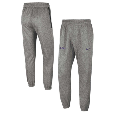 Shop Nike Heather Gray Lsu Tigers Team Logo Spotlight Performance Pants