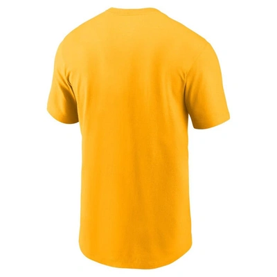 Shop Nike Gold Pittsburgh Steelers Muscle T-shirt