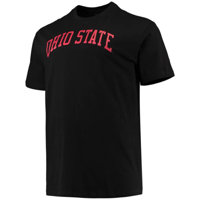 Shop Champion Black Ohio State Buckeyes Big & Tall Arch Team Logo T-shirt